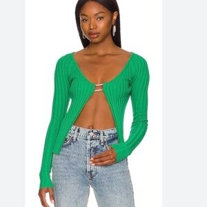 NWOT Lovers and Friends Mary Sweater with Chain (sz XS)